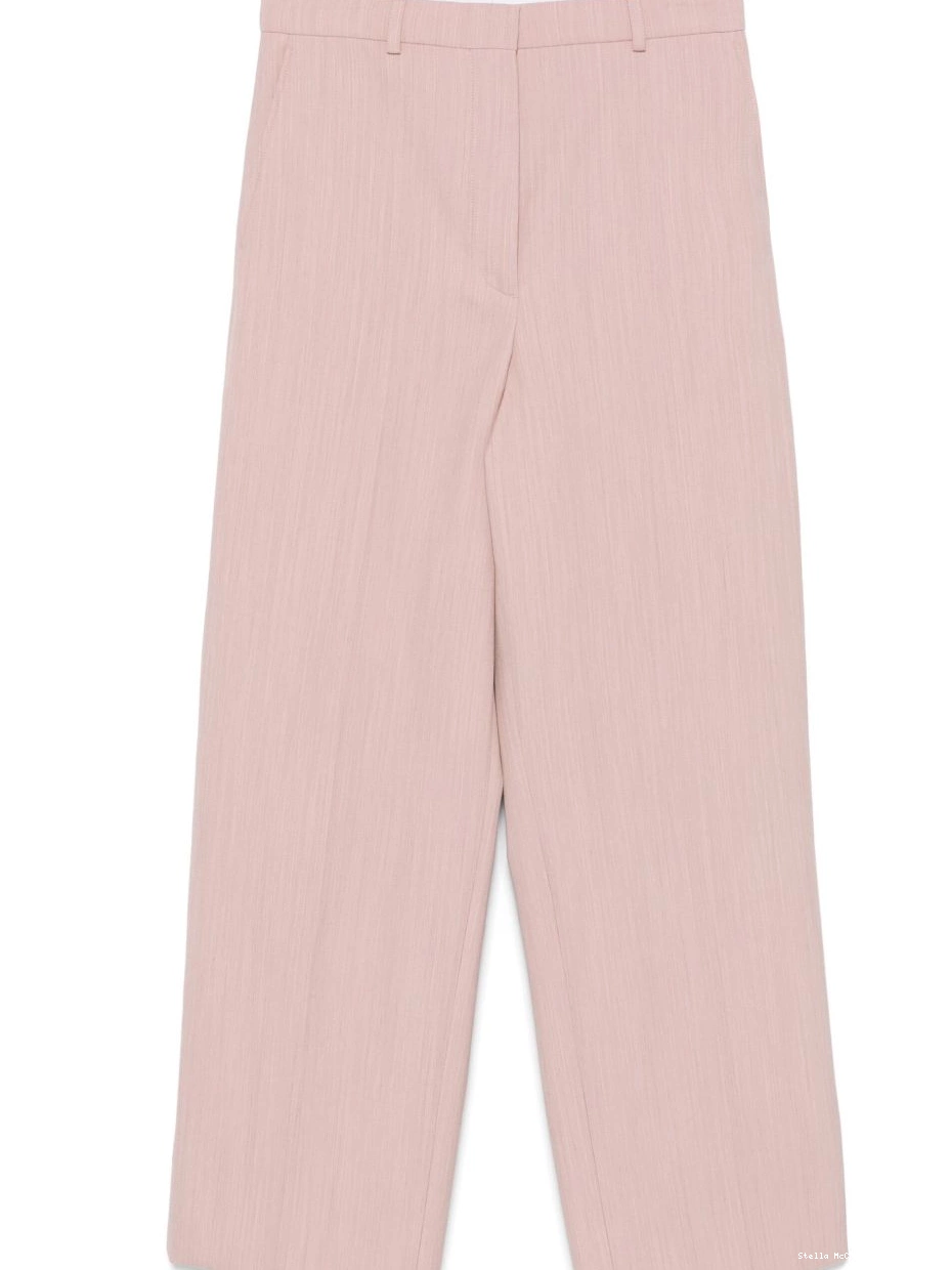Cheap low-waist Stella McCartney Women straight-leg trousers 0808